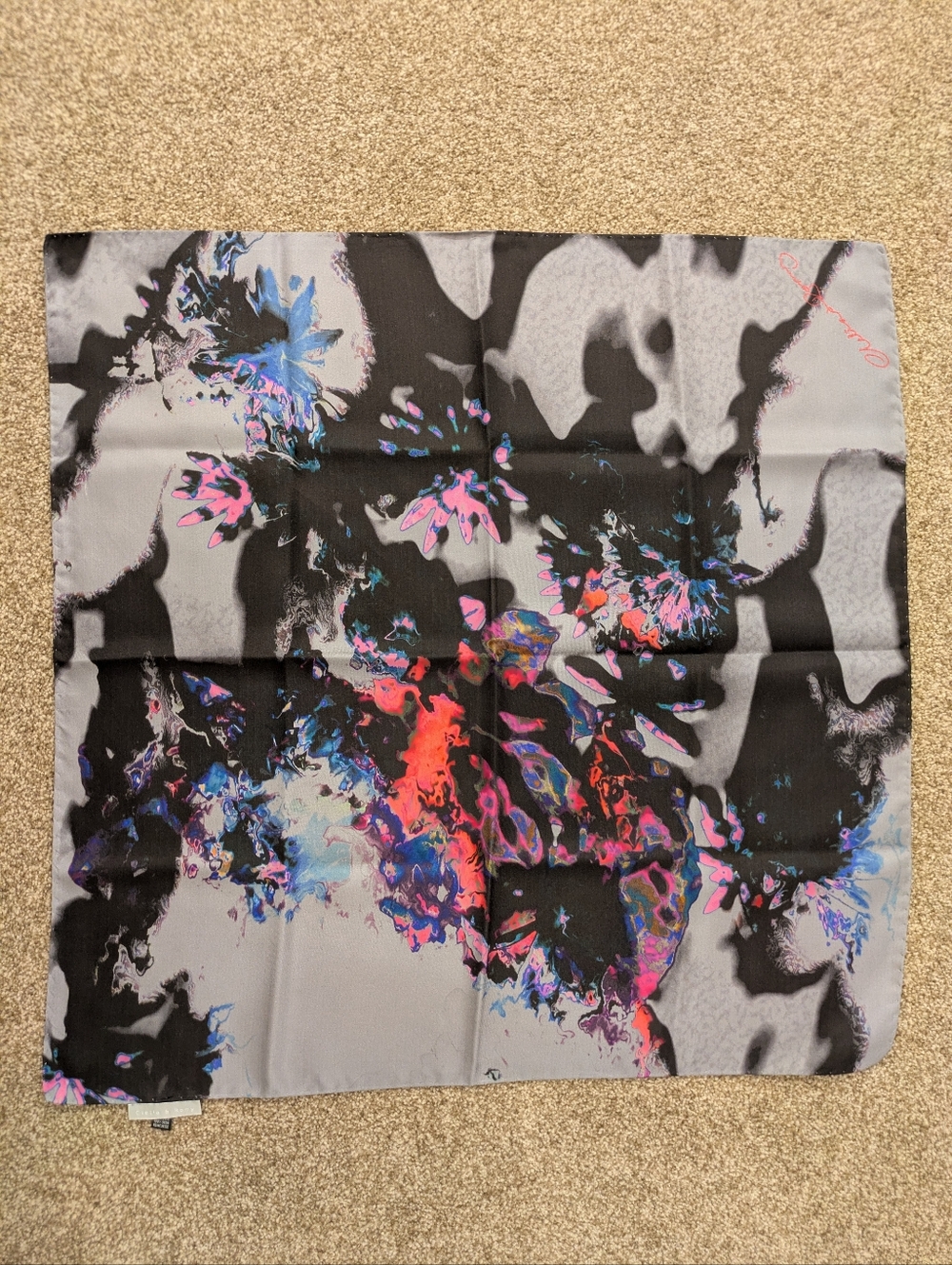 Clelia & Romy Italian Square Silk Scarf